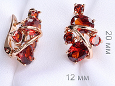 фото Серьги  fallon - (артикул - 18e01725-FF8334)